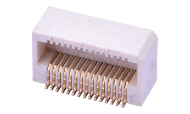 क्षैतिज 30PIN पीसीबी बोर्ड से बोर्ड कनेक्टर मदर सीट ऊंचाई 5.0MM
