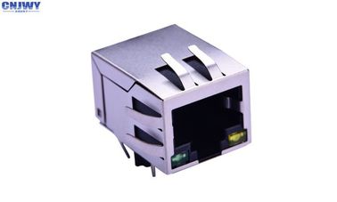फॉस्फर कांस्य Rj45 नेटवर्क कनेक्टर फिल्टर 100Base - T 90 डिग्री प्लग - में
