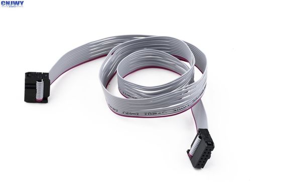 लंबे समय तक चलने वाले प्रदर्शन के लिए पीवीसी इन्सुलेशन और टिन लेपित तांबे के कंडक्टरों के साथ टिकाऊ रिबन केबल असेंबली