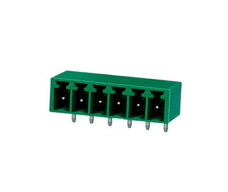 स्क्रू टर्मिनल ब्लॉक कनेक्टर प्लग करने योग्य प्रकार PA66 SN Plated R/A Wafer AC 2000V