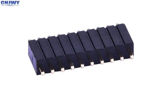 30 पिन 40 पिन महिला पीसीबी हेडर 500V 1.0AMP 1.00 मिमी पिच फॉस्फर कांस्य संपर्क