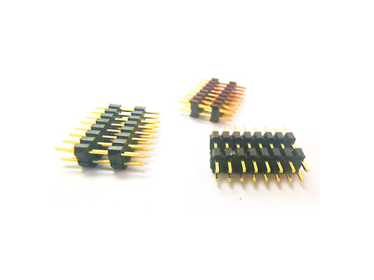 PA6T 2.0MM पिच 2*8P राइट एंगल पिन कनेक्टर UL94V-0