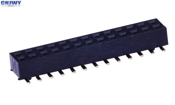 ऊंचाई 2.0mm PA6T SMT विस्थापन पिन 1.27MM महिला हेडर