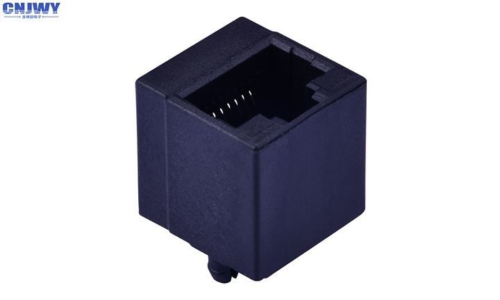 8P8C Rj45 नेटवर्क कनेक्टर संपर्क प्रतिरोध 30 एम ओमेगा मैक्स उच्च ग्रेड