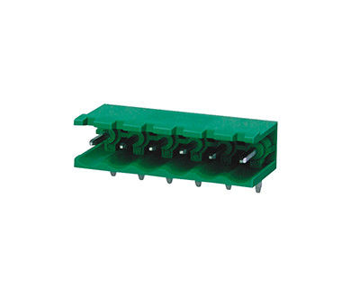 5.08 मिमी सेंटर स्पेस टर्मिनल स्ट्रिप कनेक्टर 1*08P PA66 SN Plated DIP/RA 300V 18A