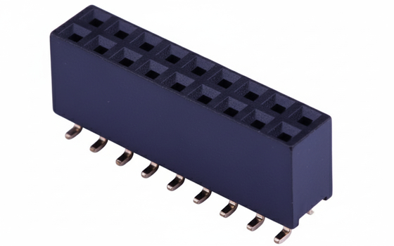 2x20P महिला हेडर कनेक्टर 3A 250V सोल्डर टर्मिनेशन