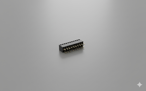 2x20P महिला हेडर कनेक्टर 2.54mm पिच गोल्ड प्लेटेड 250V
