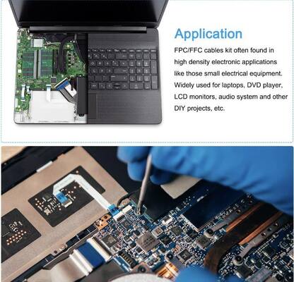 उच्च लचीलापन और सटीक पिच के साथ टिकाऊ एफएफसी केबल विधानसभा जटिल इलेक्ट्रॉनिक उपकरणों के लिए उपयुक्त